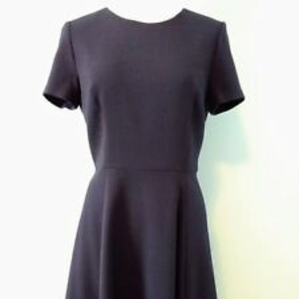 Eliza J Fit & Flare Dress size 6 in Navy